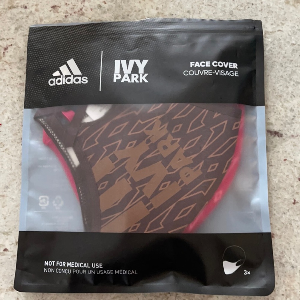 Adidas x Ivy Park Face Cover - 3 pack, size Med